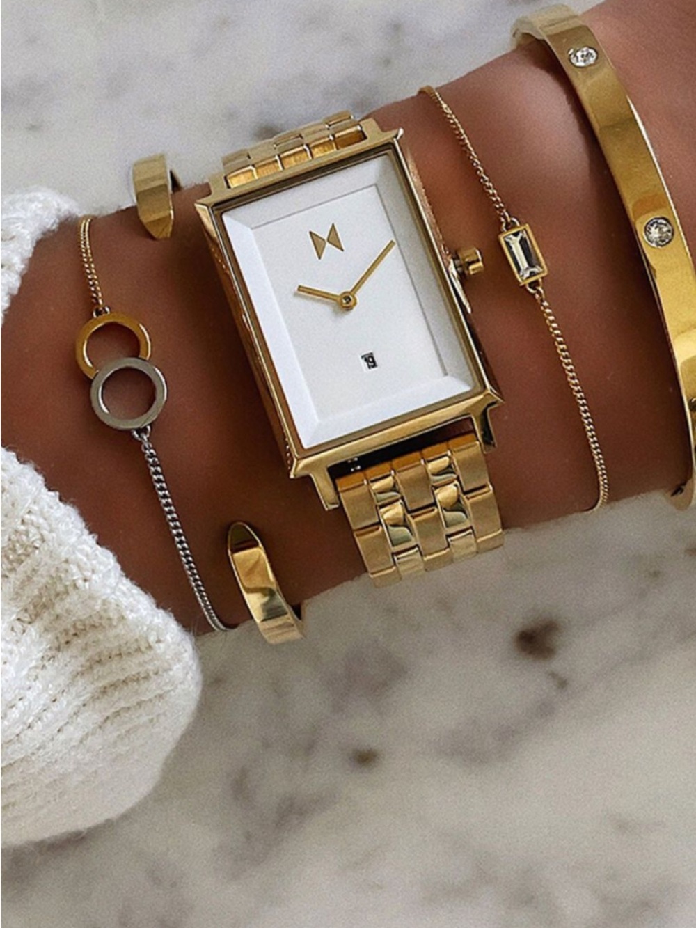 MVMT Signature Square Charlie Watch NWT
